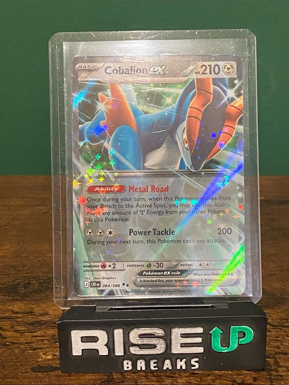Cobalion ex 064/086 - Double Rare - Pokémon TCG: Chaos Rising - English NM